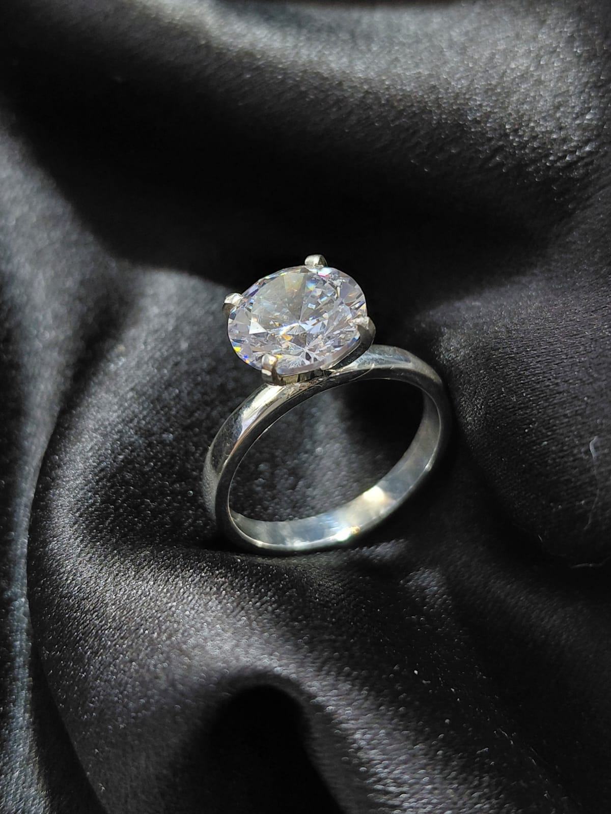 Anel Moissanite